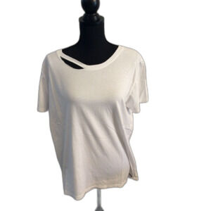 n:Philanthropy | White Zander Tee Size XL New NWT Womens Distressed